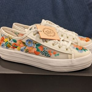 Women's Keds X Rifle Paper Co. Kick Citrus Garden Party Size 8